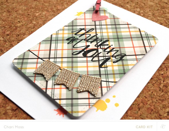 Thinking Of You Plaid Card by charimoss gallery