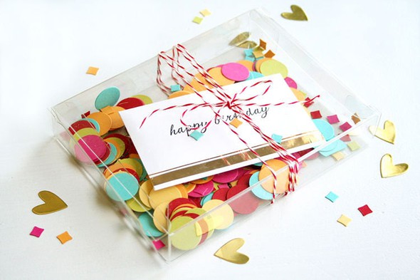 Birthday Confetti Gift Box and Mini Card/Gift Card Holder by Dani gallery