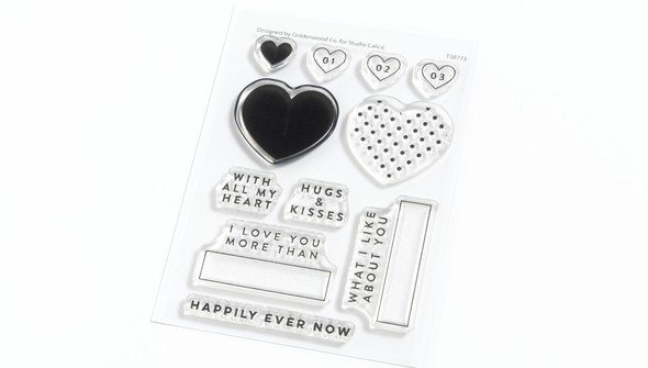 Stamp Set : 3x4 Hugs & Kisses by Goldenwood Co gallery