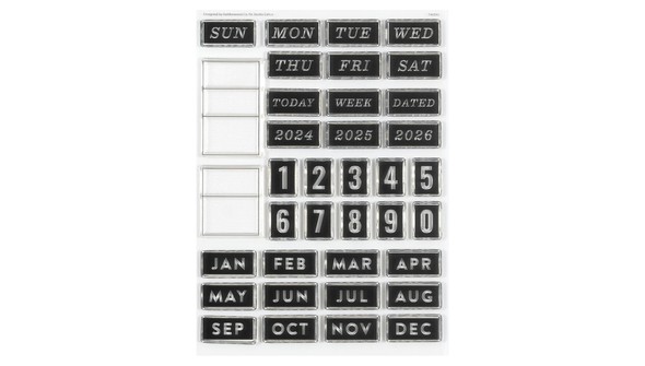 Stamp Set : 6x8 Block Calendar by Goldenwood Co gallery