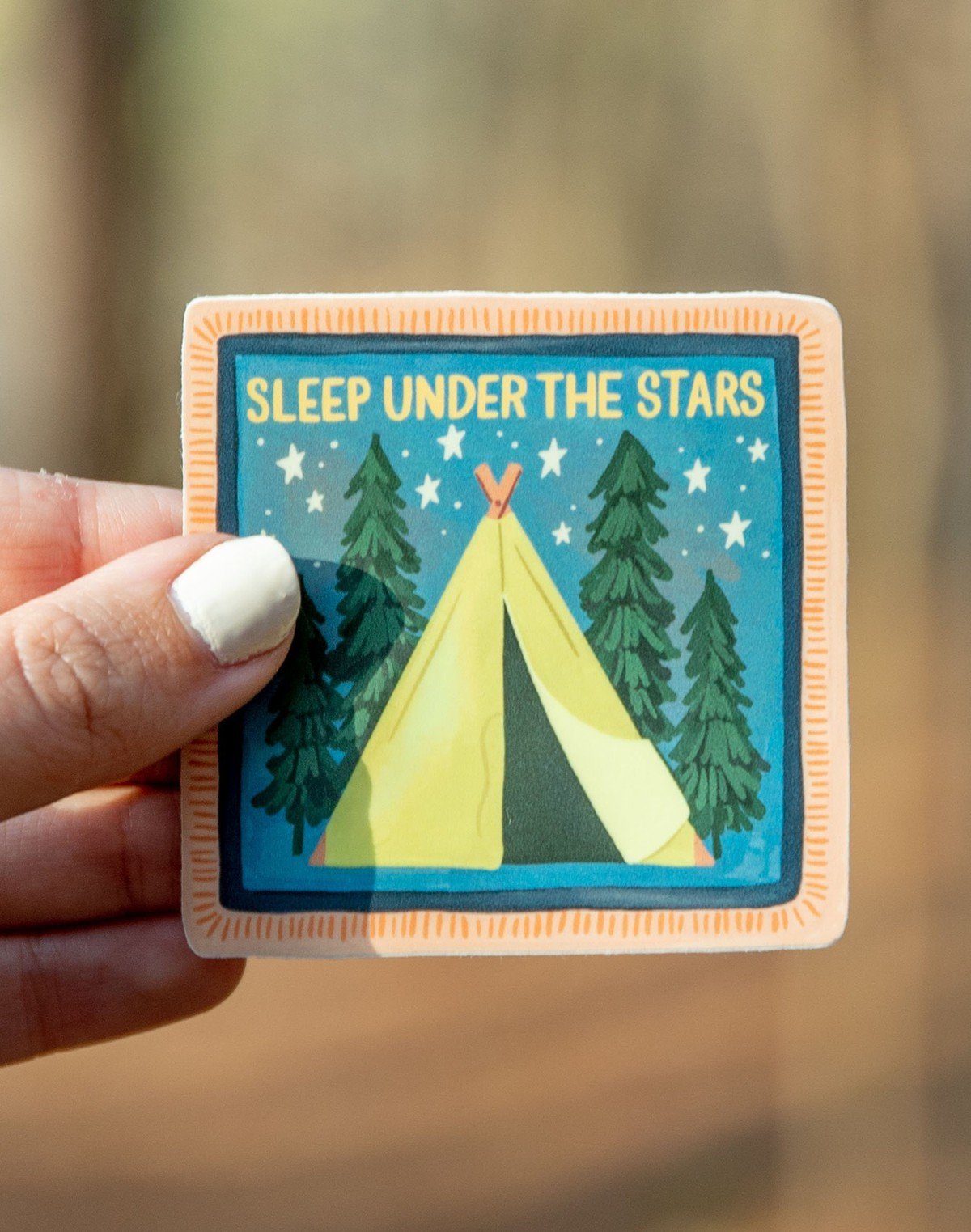 Sleep Under The Stars Decal Sticker item