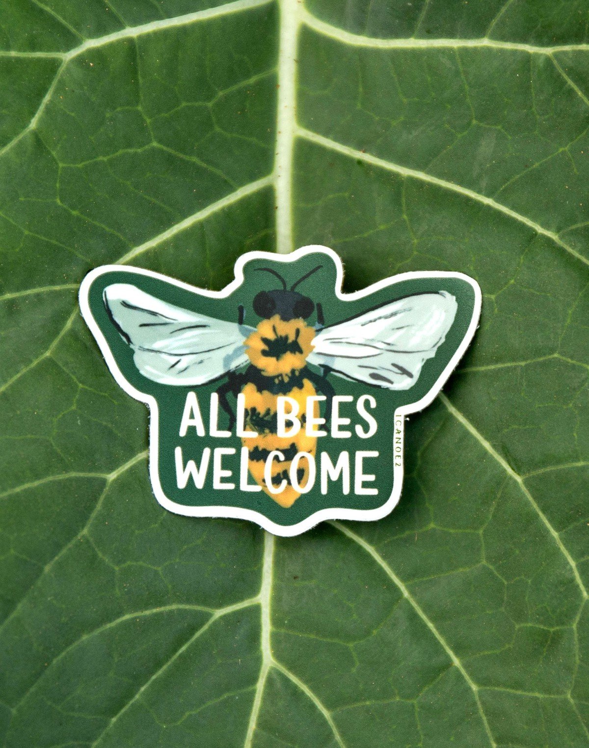All Bees Welcome Decal Sticker item