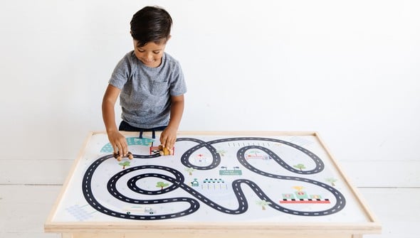 Table Top Race Track Play Mat gallery