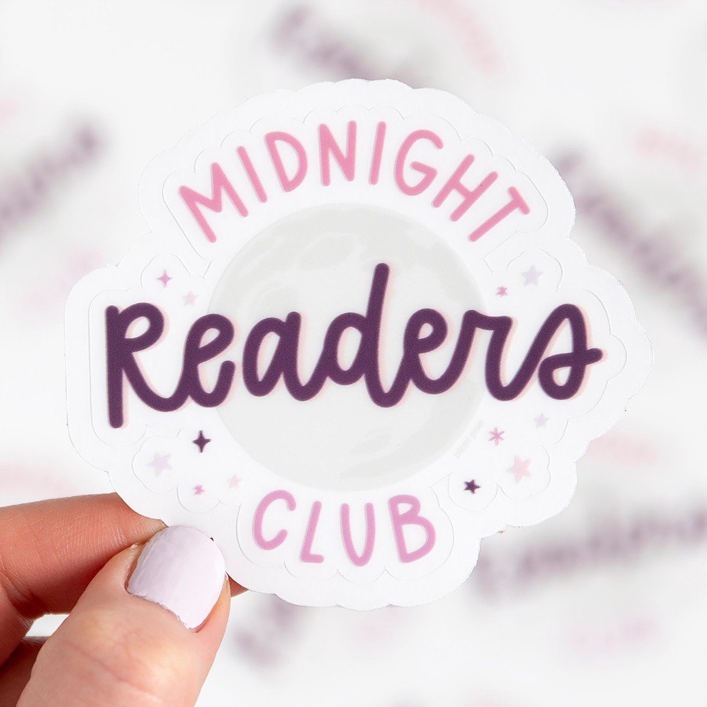 Midnight Readers Club Clear Decal Sticker item