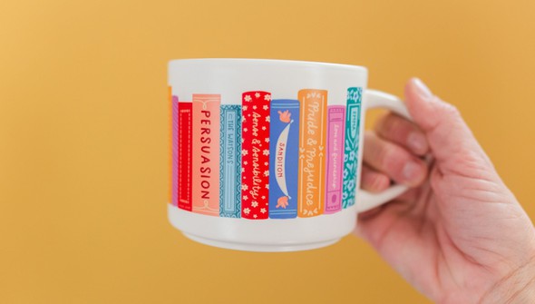 Jane Austen Books Large Ceramic Mug gallery