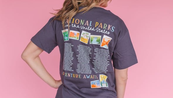 I Love National Parks Tee - Graphite gallery